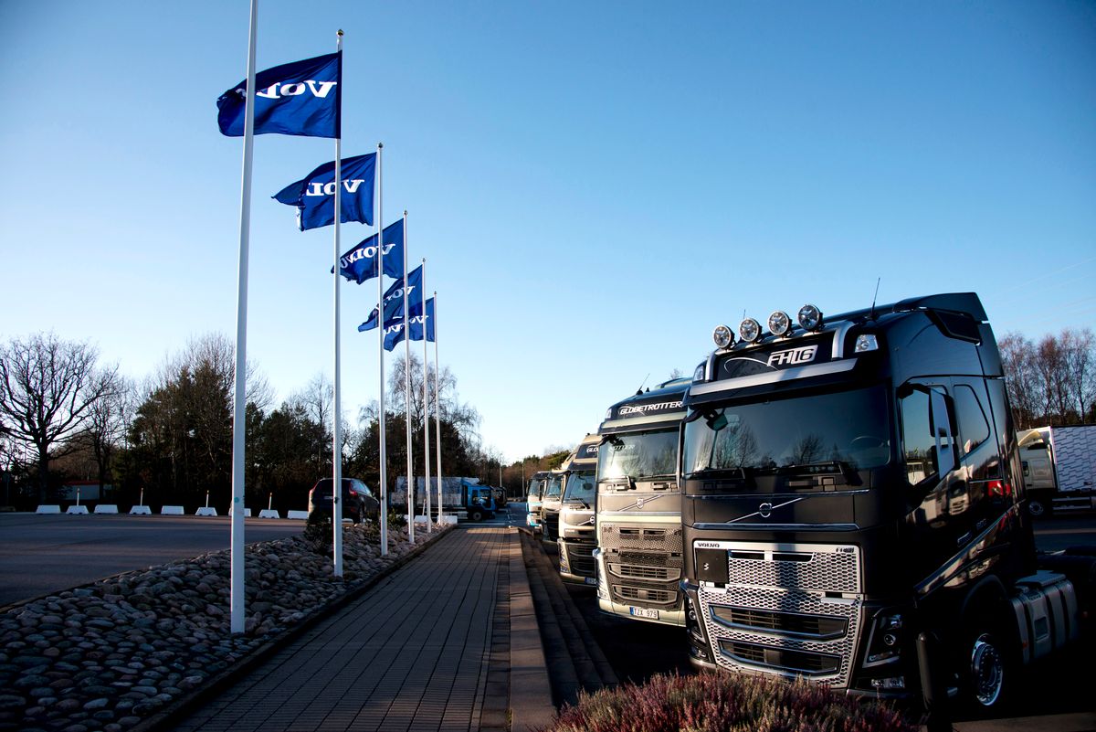 Volvo AB Chief Executive Officer Olof Persson At Volvo Trucks Demo Center