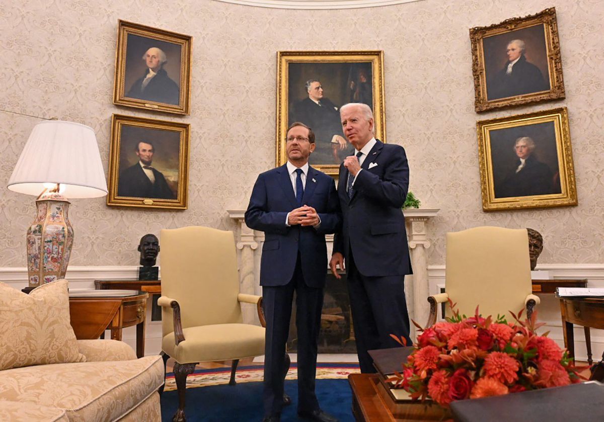 Isaac Herzog - Joe Biden meeting in Washington”‹”‹”‹”‹”‹”‹”‹
