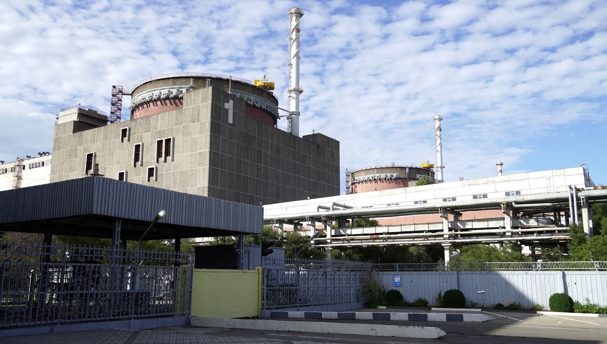 Operations at Zaporizhzhia nuclear plant completely halted: Ukraine, Operations at Zaporizhzhia nuclear plant completely halted: Ukra, ZAPORIZHZIA, UKRAINE - SEPTEMBER 11: A view of Zaporizhzhia Nuclear Power Plant after operations have been completely halted on September 11, 2022, in Zaporizhzia, Ukraine. Ukraine on Sunday said operations at Europe’s largest nuclear power plant have been completely halted. The last of the Zaporizhzhia plant’s six reactors was disconnected from the power grid early at 3.41 a.m. (0041GMT), according to a statement by Energoatom, Ukraine’s atomic power operator. ”śPreparations are underway for its cooling and transfer to a cold state,”? the agency said. Under Russian control since March, the plant in southeastern Ukraine was disconnected from the country’s power grid last Monday, amid growing concerns of a nuclear disaster as Moscow and Kyiv accuse each other of attacks on the nuclear facility. Stringer / Anadolu Agency (Photo by STRINGER / ANADOLU AGENCY / Anadolu Agency via AFP)