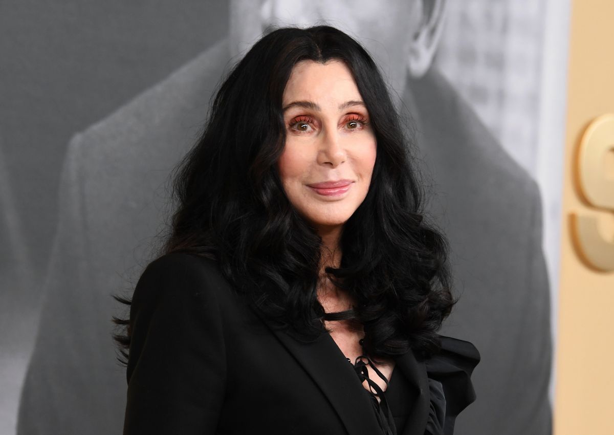 Premiere Of Apple TV +'s "Sidney" LOS ANGELES, CALIFORNIA - SEPTEMBER 21: Cher attends Premiere Of Apple TV +'s "Sidney" at Academy Museum of Motion Pictures on September 21, 2022 in Los Angeles, California. (Photo by Jon Kopaloff/Getty Images)