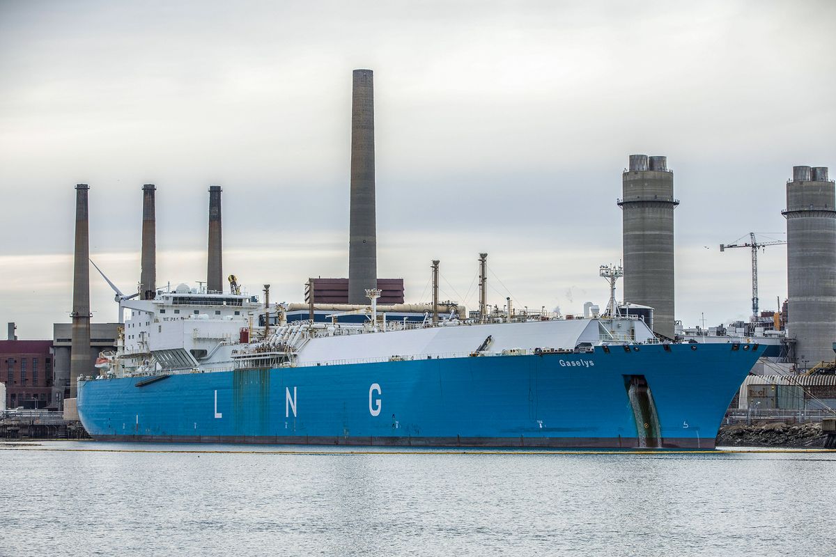 Tanker Carrying Russian Gas Docks In Boston Adding New Supply To The U.S.