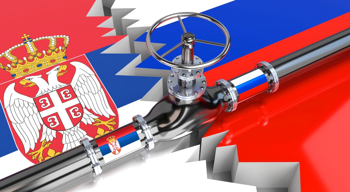 Gas,Pipeline,,Flags,Of,Serbia,And,Russia,-,3d,Illustration, Gas pipeline, flags of Serbia and Russia - 3D illustration, Gas pipeline, flags of Serbia and Russia - 3D illustration