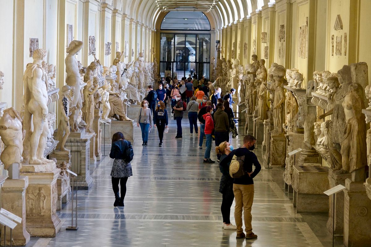 Italy lazio rome vatican city unesco vatican museums chiaramonti museum dedicated to