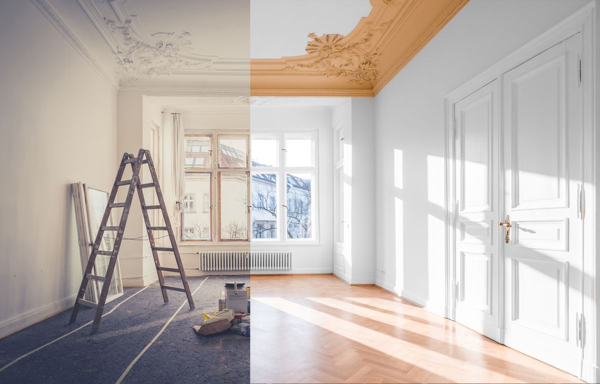Renovation,Concept,-,Room,Before,And,After,Renovation, renovation concept - room before and after renovation  lakásfelújítás, 