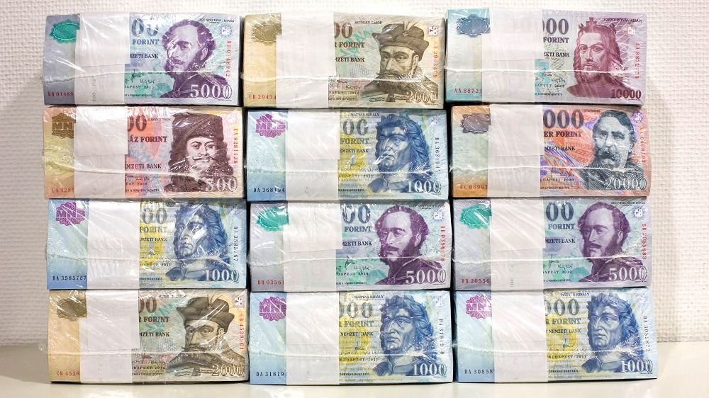 Hungarian Currency As Forint Strengthens Against Euro