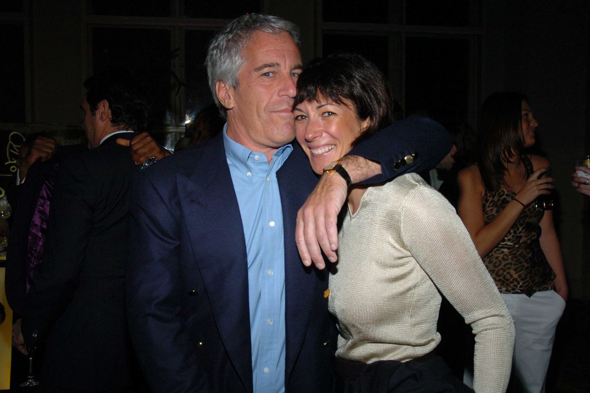 NEW YORK CITY, NY - MARCH 15: Jeffrey Epstein and Ghislaine Maxwell attend de Grisogono Sponsors The 2005 Wall Street Concert Series Benefitting Wall Street Rising, with a Performance by Rod Stewart at Cipriani Wall Street on March 15, 2005 in New York City. 