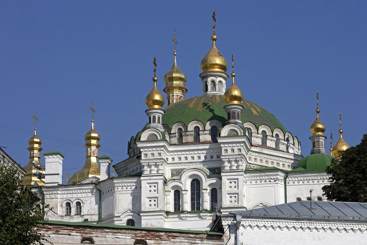 Kiev-Pechersk Lavra,Fratry church named after the Venerable Fathers Anthony and Theodosius,19th century,Kiev,Ukraine