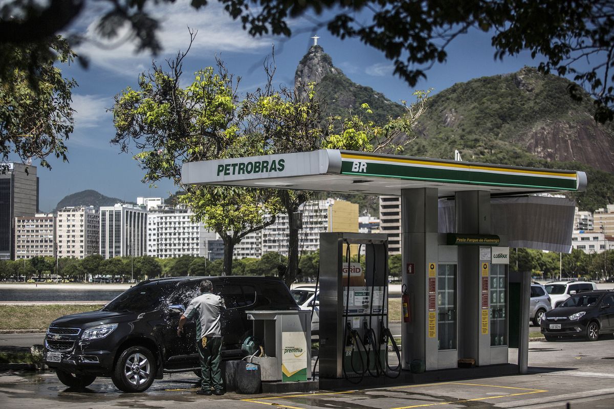 A Petroleo Brasileiro SA Gas Station Ahead Of Earnings Figures
