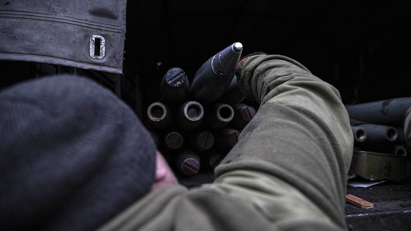 Military activity of the Ukrainian army in the Donetsk region
DONETSK, UKRAINE - NOVEMBER 26: Members of Ukrainian army prepare BM-21 Grad rockets to be launched in Bakhmut, Donetsk, Ukraine on November 26, 2022. (Photo by Metin Aktas/Anadolu Agency via Getty Images)