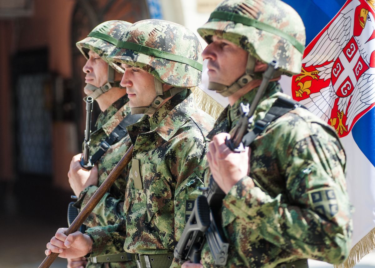 Miltary,Parade,Of,Serbian,Army,,23.04.2018,,Novi,Sad,,Serbia, serbian,soldier, military