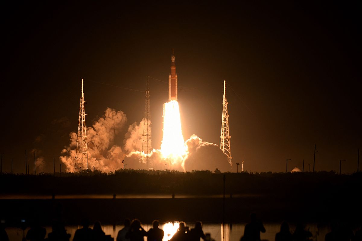 Artemis Moon Rocket Launches from Cape Canaveral