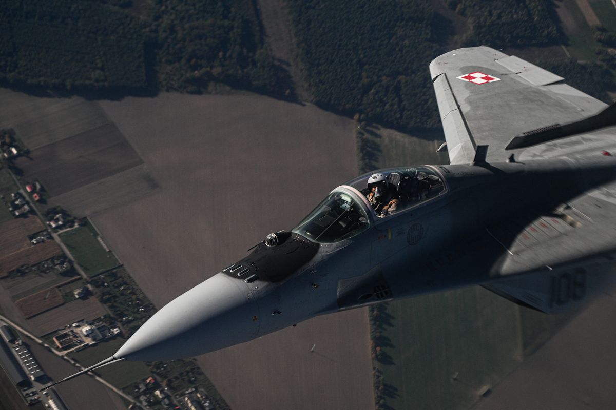 NATO Air Force military drill in Poland