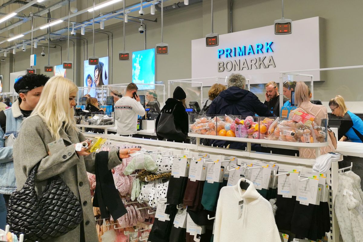 A recently opened Primark store in Bonarka shopping center in Krakow, Poland on November 15, 2022. (Photo by/NurPhoto) 