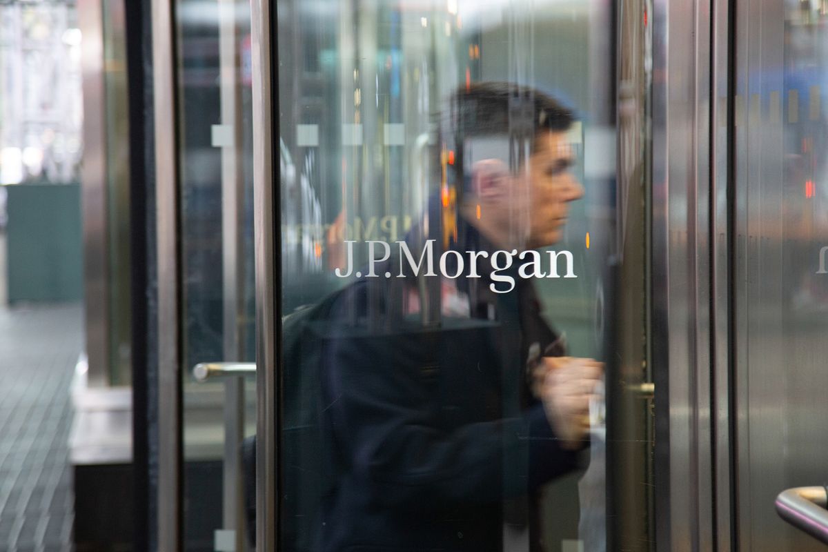 JP Morgan Logo In NY