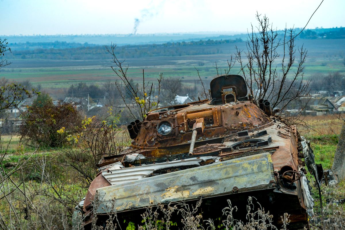 Aftermath Of Combats In Liberated Villages In Kherson Frontline