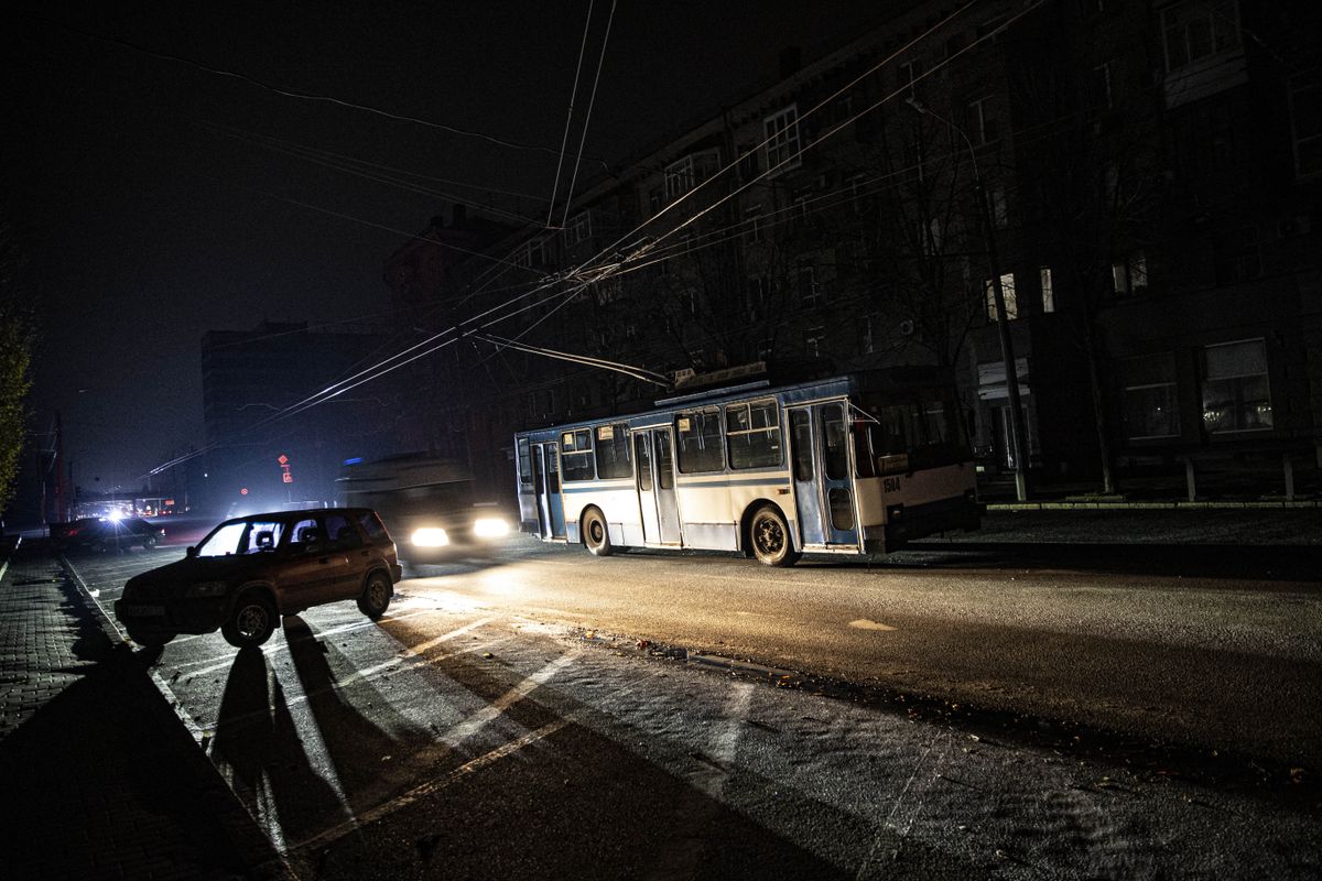 Emergency power cuts in Ukraine