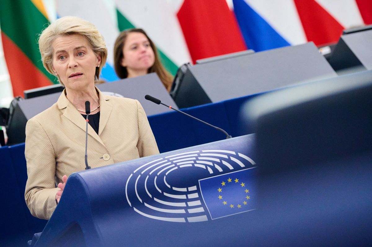 Participation d'Ursula von der Leyen, présidente de la Commission européenne, à la session plénière du Parlement européen	