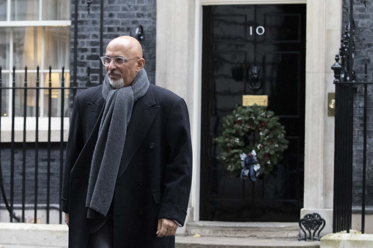 LONDON, UNITED KINGDOM - NOVEMBER 29: British Minister without Portfolio Nadhim Zahawi arrives in Downing Street to attend the weekly cabinet meeting in London, United Kingdom on November 29, 2022. 