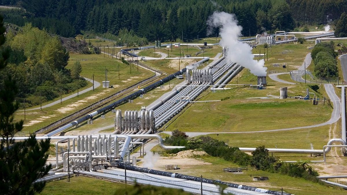  Wairakei Geothermal Power Station New Zealand.Biosphoto / Mark Boulton (Photo by Mark Boulton / Biosphoto / Biosphoto via AFP)