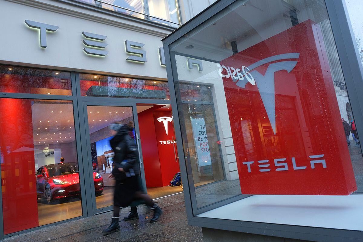 Tesla Dealership In Berlin