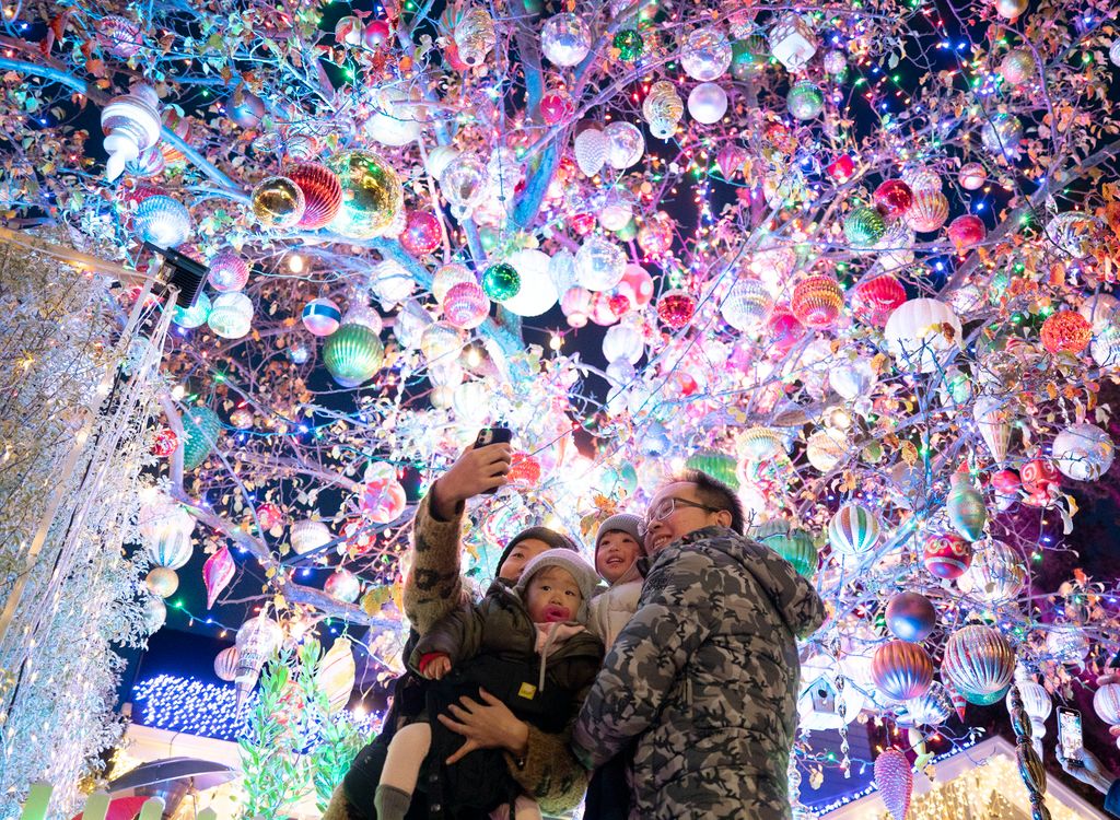 Christmas Tree Lane In San Francisco Attracts Visitors