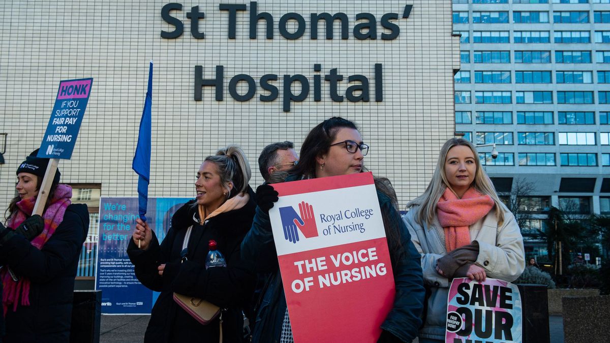 Nurses Strike Over Poor Pay And Conditions