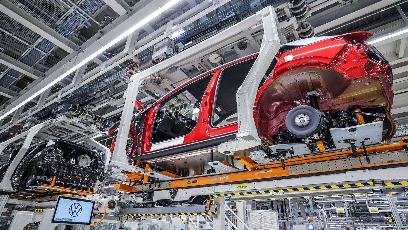 Production of e-vehicles at VW in Zwickau