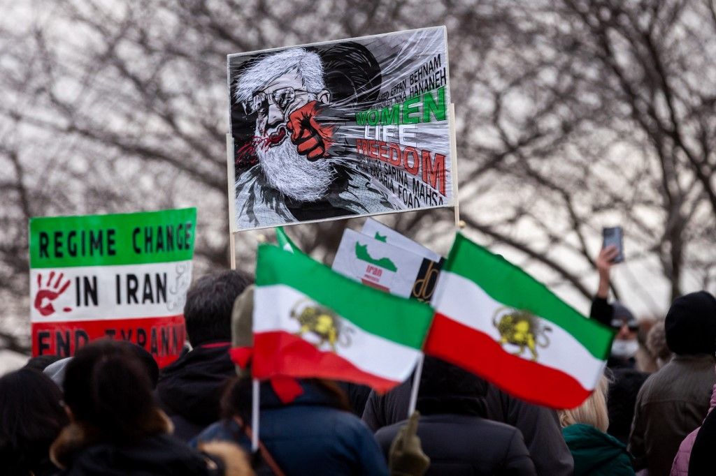 March for Iran on International Human Rights Day in Washington, DC