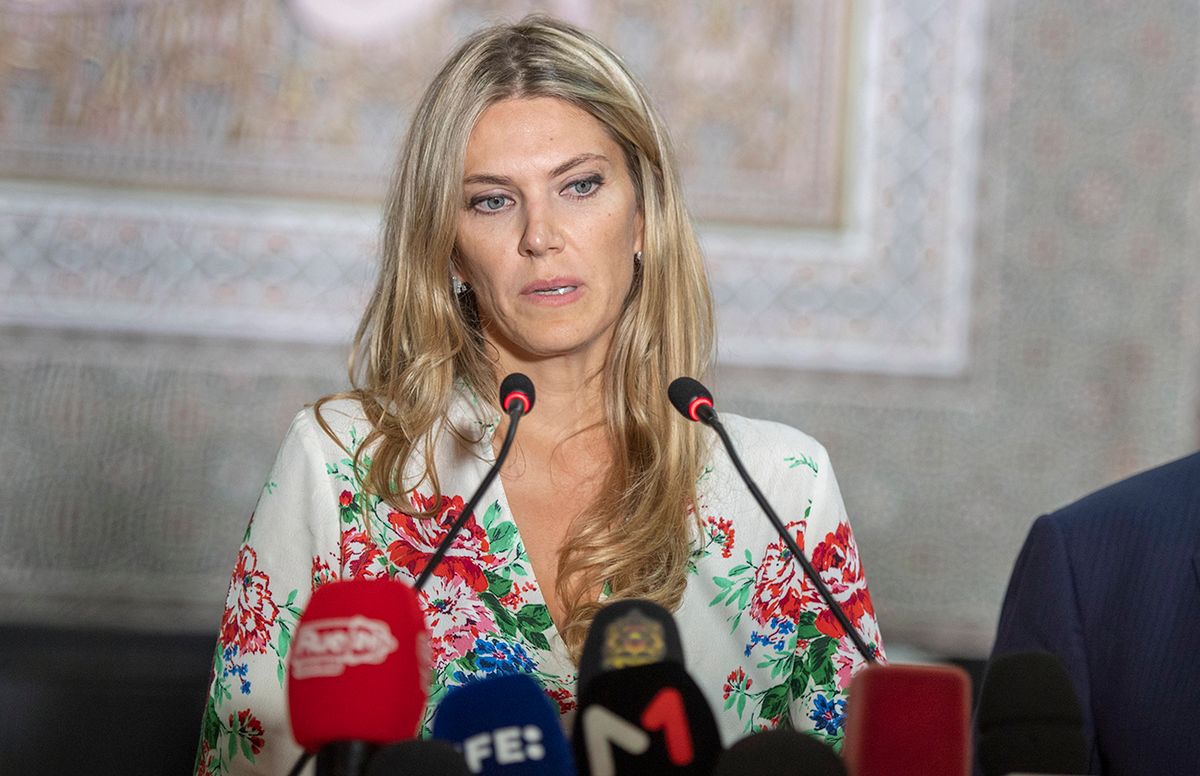 Vice President of the European Parliament Eva Kaili arrested epa10360765 FILE Vice President of the European Parliament, Eva Kaili holds a joint press conference during the meeting of the Parliamentary Assembly of the Union for the Mediterranean (UfM), at the Moroccoan Parliament in Rabat, Morocco, 10 October 2022 (reissued 11 December 2022). Kaili has been arrested in an investigation into suspected bribery by a Gulf state it was reported 11 December 2022.  EPA/JALAL MORCHIDI epa10360765 FILE Vice President of the European Parliament, Eva Kaili holds a joint press conference during the meeting of the Parliamentary Assembly of the Union for the Mediterranean (UfM), at the Moroccoan Parliament in Rabat, Morocco, 10 October 2022 (reissued 11 December 2022). Kaili has been arrested in an investigation into suspected bribery by a Gulf state it was reported 11 December 2022.  EPA/JALAL MORCHIDI