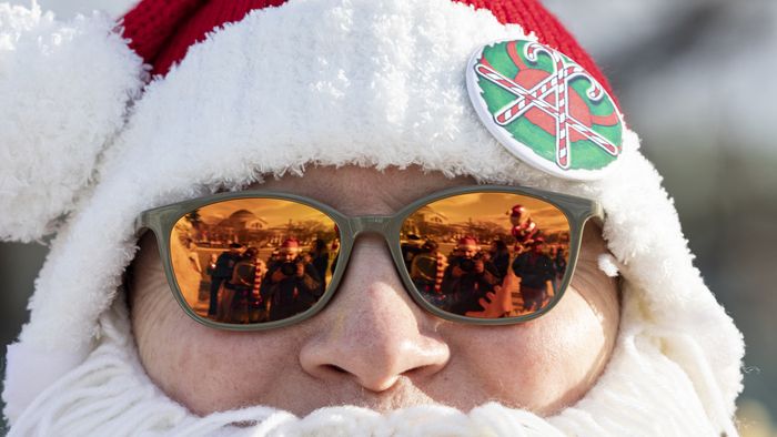 Santacon Day in Washington DC