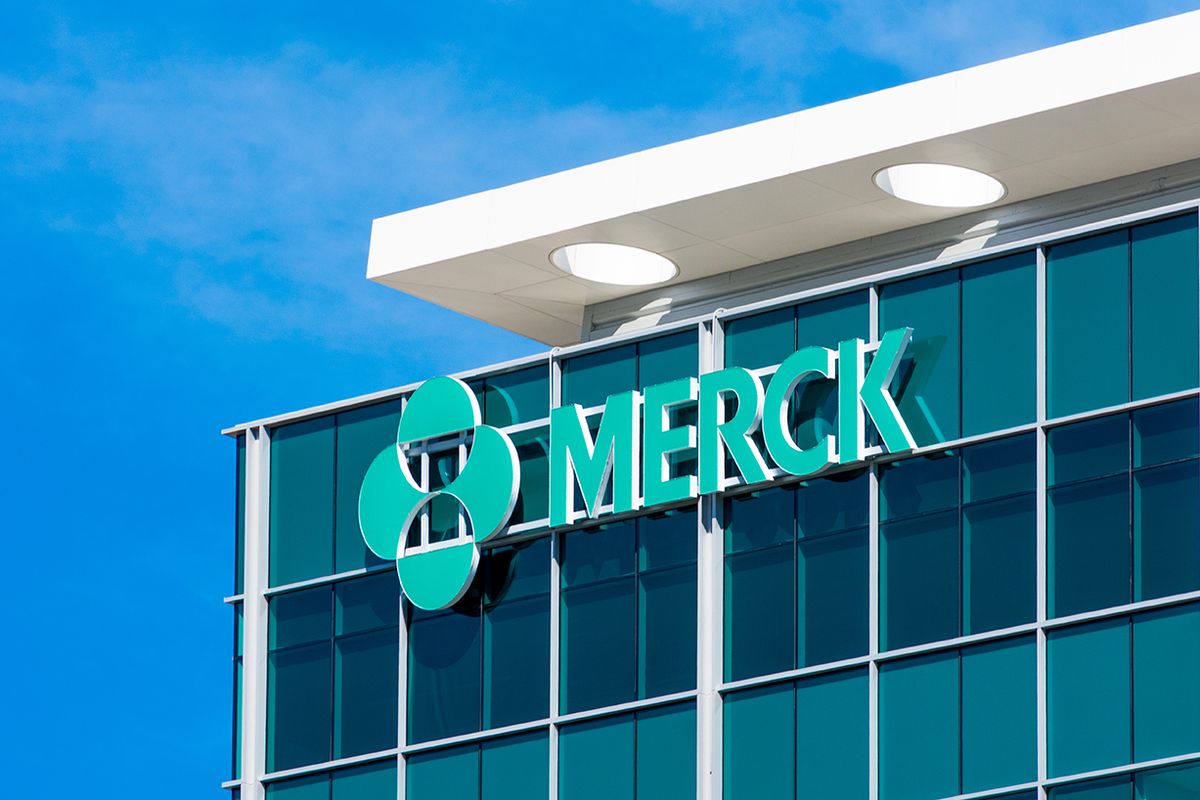 Merck,Sign,At,Merck,Research,Laboratories,In,Silicon,Valley.,Merck Merck sign at Merck Research Laboratories in Silicon Valley. Merck Co., Inc. is an American multinational pharmaceutical company - South San Francisco, CA, USA - 2020
