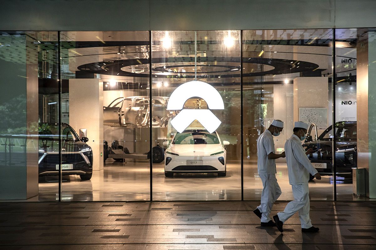 Views of Nio Showroom In Shanghai Ahead of Earnings Announcements