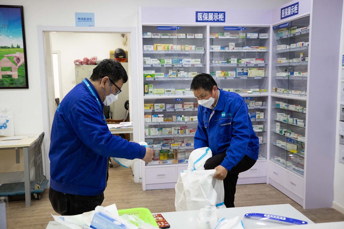 CHINA-SHANGHAI-MEDICINE-DELIVERY (CN)
