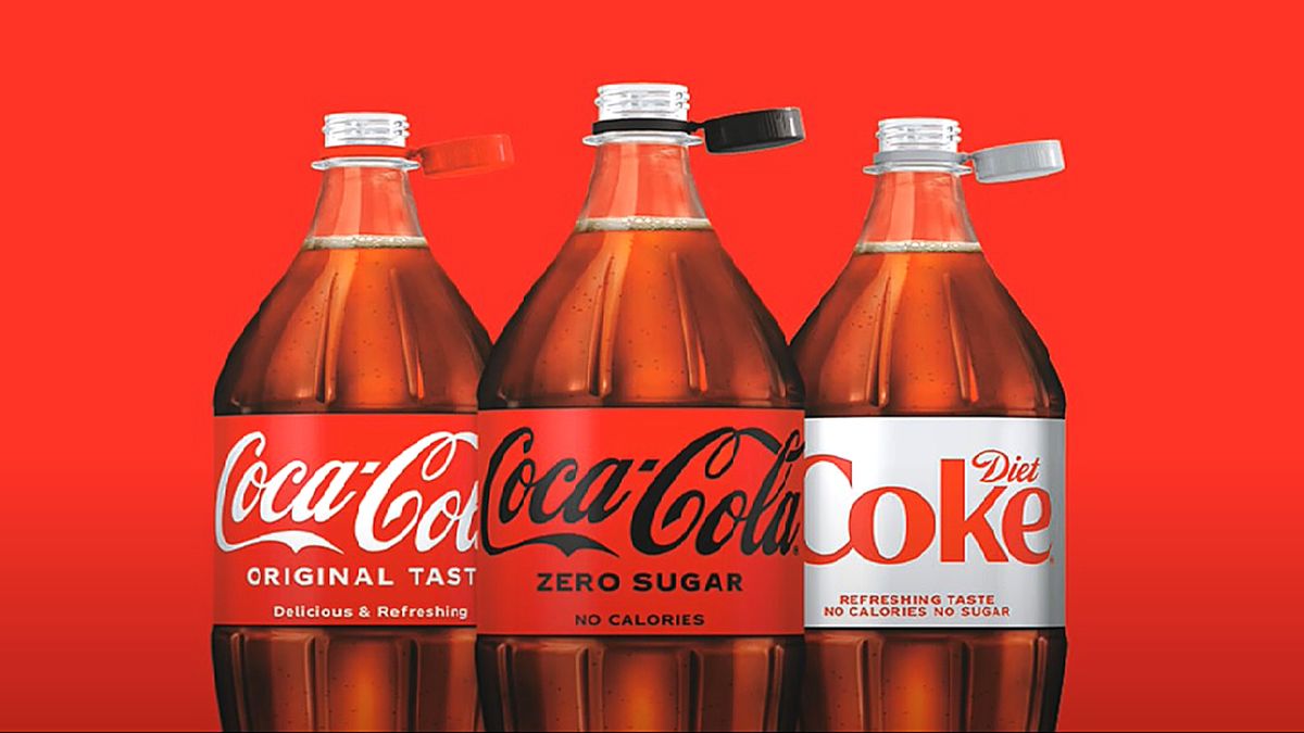 ION International, coca-cola rögzített kupak, kóla