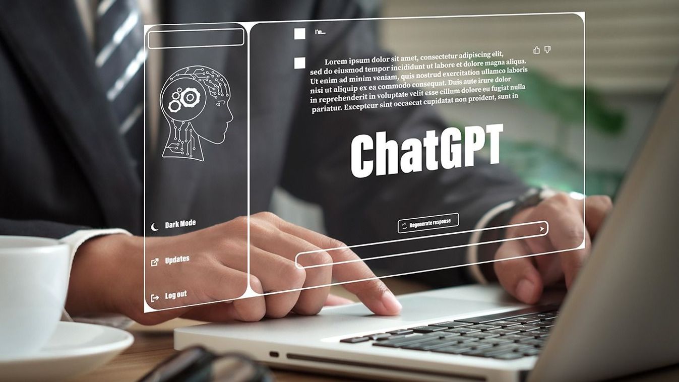 Chatgpt,Chat,With,Ai,Or,Artificial,Intelligence.,Young,Businessman,Chatting ChatGPT Chat with AI or Artificial Intelligence.  Young businessman chatting with a smart AI or artificial intelligence using an artificial intelligence chatbot developed by OpenAI.