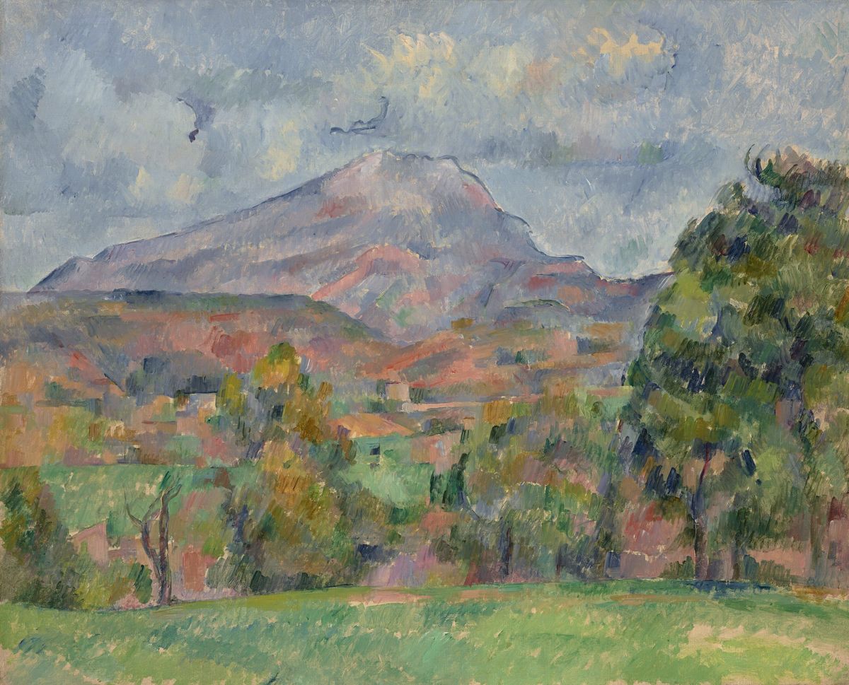 3.	Paul Cézanne: La Montagne Sainte-Victoire, 1888–90. Forrás: Christie’s