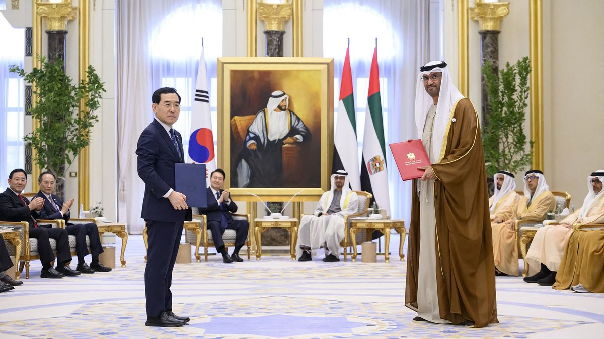 President of South Korea Yoon Suk-yeol in UAE