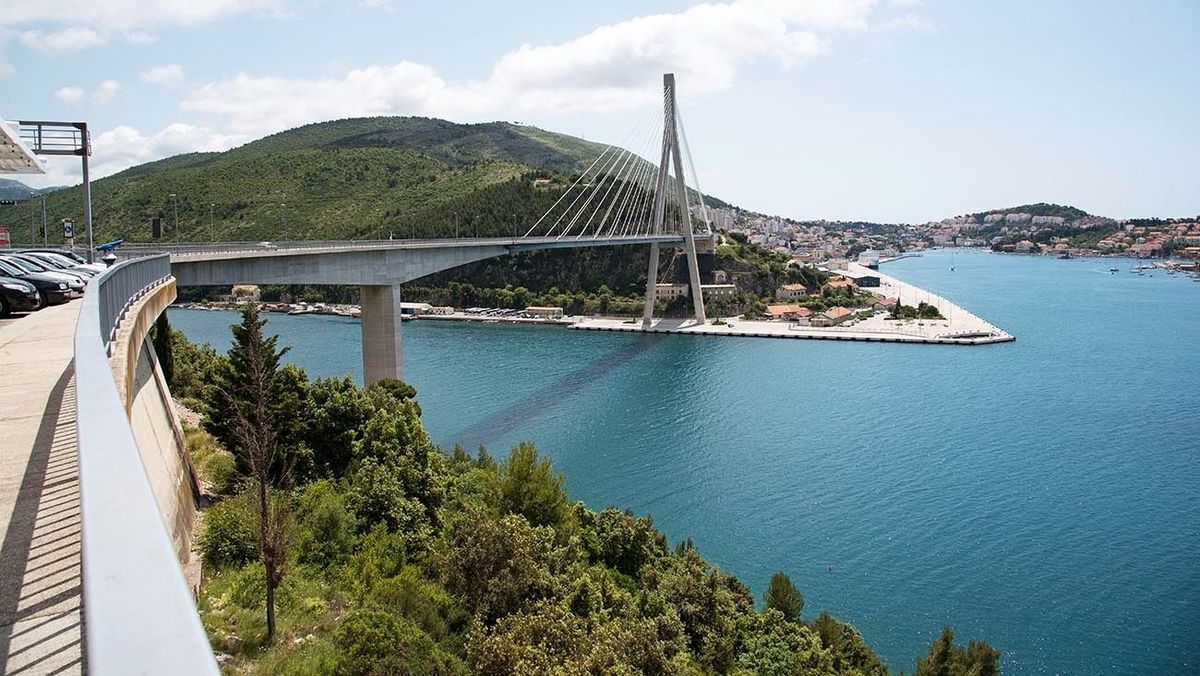 The Franjo Tudman Bridge Dubrovnik Croatia
The Franjo Tudman Bridge Dubrovnik Croatia, The 518 Meter Long Cable Stayed Suspension Bridge Carries The D8 State Road Across The Dubrovnik River Close To The Port Of Dubrovnik Croatia. (Photo by: Education Images/Universal Images Group via Getty Images)