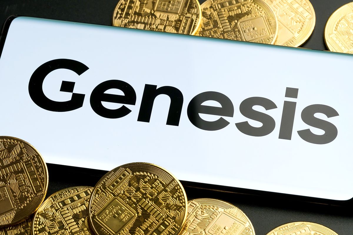 Genesis,Global,Trading,Crypto,Company,Logo,Seen,On,Screen,Of