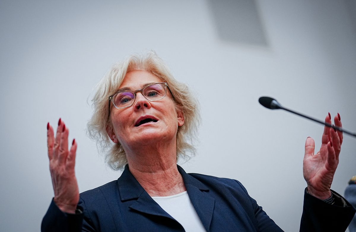 Minister of Defense Christine Lambrecht