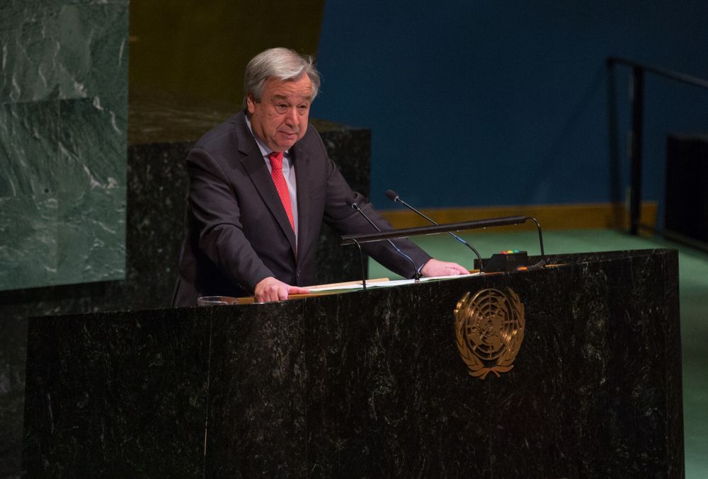 Secretary-general,António,Guterres,Makes,Remarks,At,The,Opening,Of,The
ENSZ