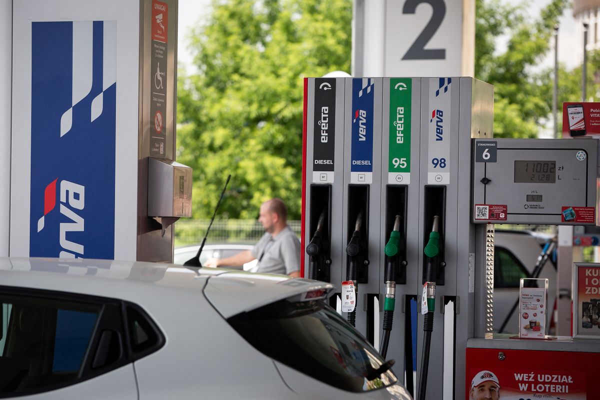 Orlen petrol station in Warsaw, Poland on June 13, 2019 (Photo by Mateusz Wlodarczyk/NurPhoto) 