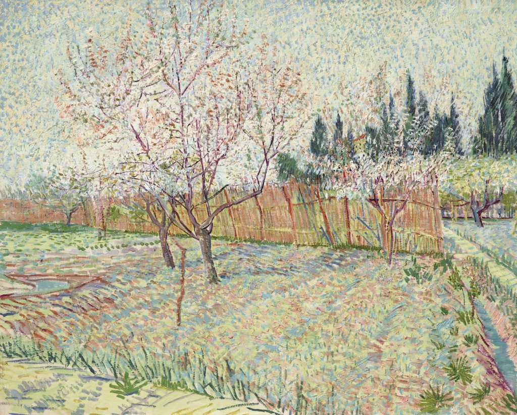 4.	Vincent van Gogh: Verger avec cyprès, 1888. Forrás: Christie’s