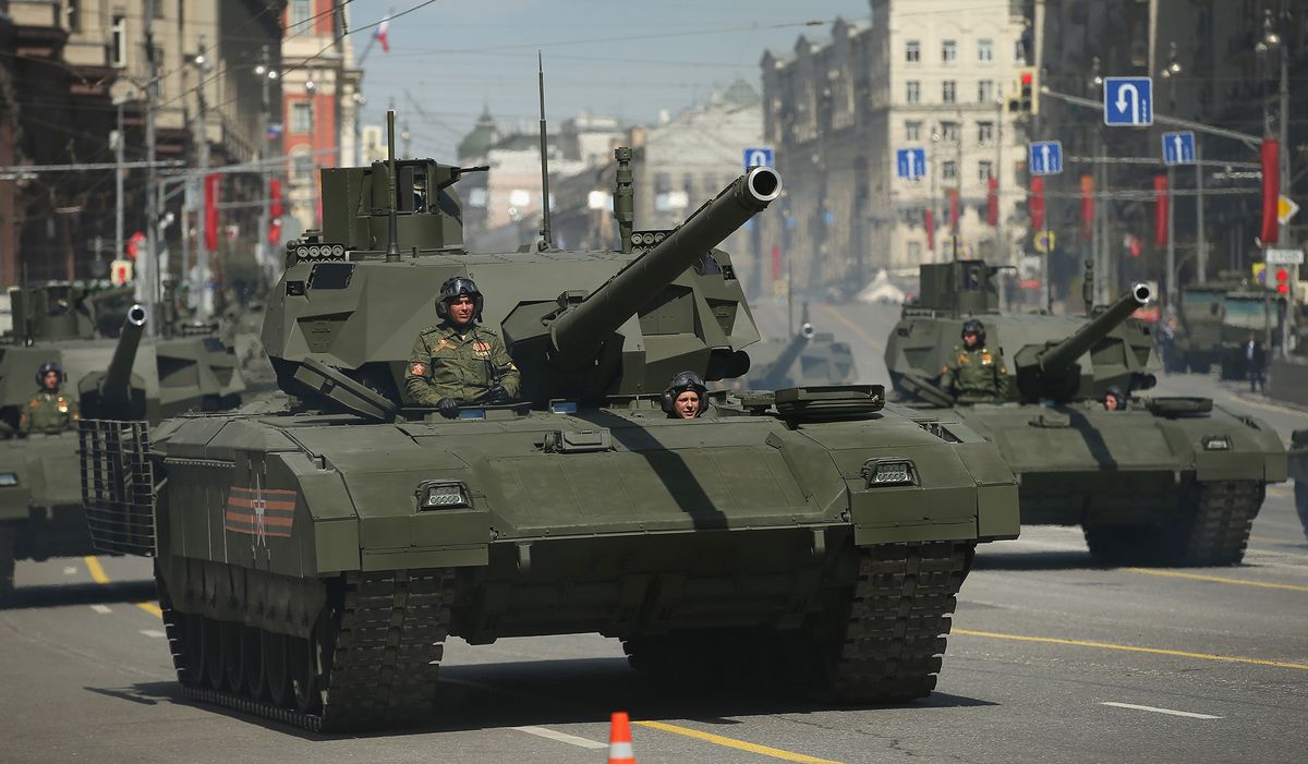 Moscow Celebrates Victory Day 70th Anniversary