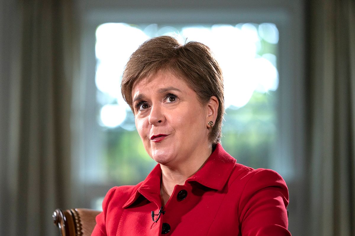 STURGEON, Nicola
Washington, 2023. február 15.
2022. május 17-én Washingtonban készített kép Nicola Sturgeon skót miniszterelnökről. A kormányfő 2023. február 15-én váratlanul bejelentette lemondását. Sturgeon nyolc éve áll a skót kormány és a Skóciában kormányzó, függetlenségre törekvő Skót Nemzeti Párt (SNP) élén.
MTI/AP/Jacquelyn Martin