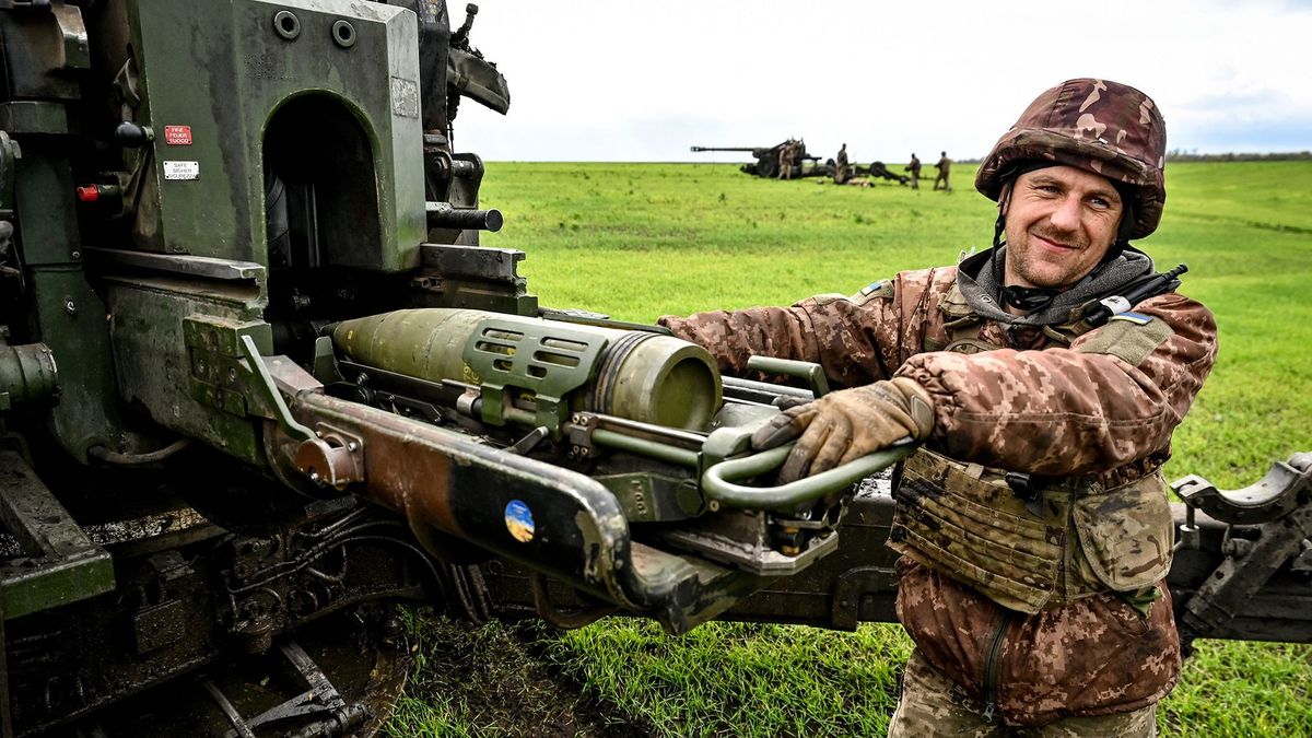 Ukrainian artillery unit