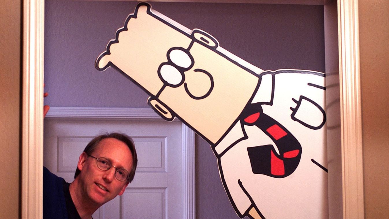 DILBERT/C/17DEC98/DD/MAC                Scott Adams, the creator of "DILBERT" the comic strip has a new project in the works, an  DILBERT/C/17DEC98/DD/MAC                Scott Adams, the creator of "DILBERT" the comic strip has a new project in the works, an animated TV series set to take to the airwaves in January. Sharing the spotlight with  "DILBERT".         by Michael Macor/The Chronicle (Photo By MICHAEL MACOR/The San Francisco Chronicle via Getty Images)animated TV series set to take to the airwaves in January. Sharing the spotlight with  "DILBERT".         by Michael Macor/The