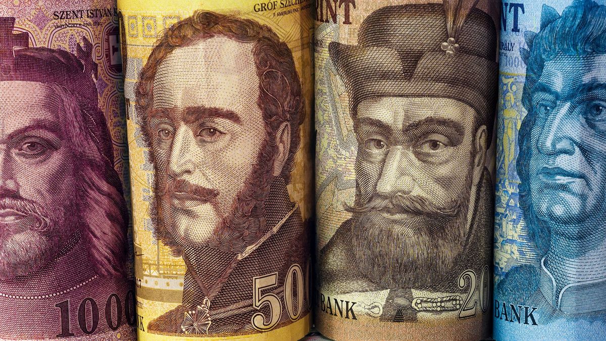 Hungarian,Forint,Bank,Notes,Macro