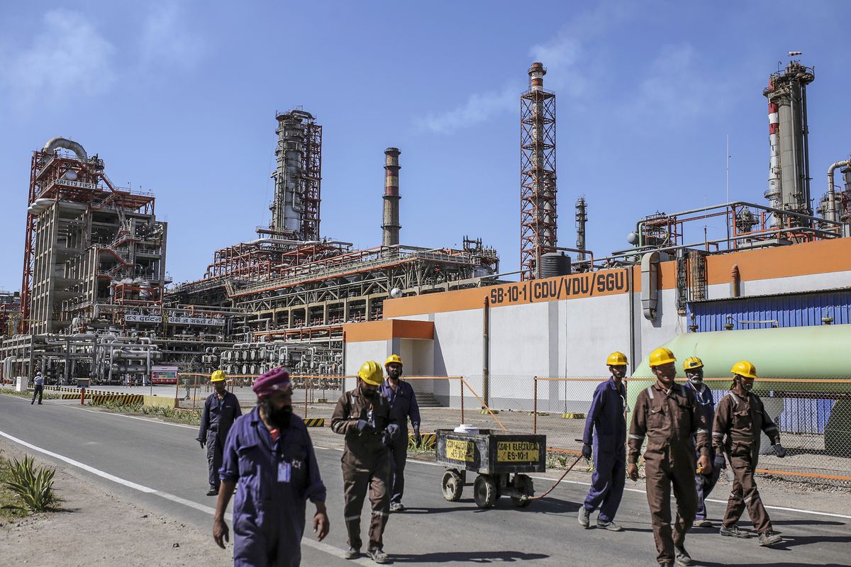 Operations at the Vadinar Refinery Operated By Nayara Energy, Formerly Essar Oil