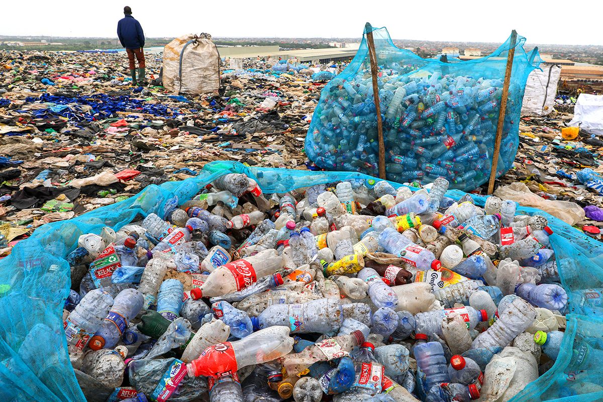 Toxic Trash Spurs Blame Game in West Africa
Sacks of collected plastic bottles at the Kpone landfill site in Tema, Ghana, on Tuesday, July 5, 2022. Love it or hate it, plastic is a matter of life and death in Ghana, a nation of 32 million where a quarter of the population lives in poverty and many citizens cant cook with what comes from their taps without risking sickness. Photographer: Nipah Dennis/Bloomberg via Getty Images
